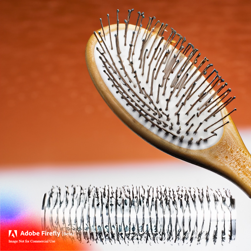 Firefly please give me real images of a wet hair brush 16465